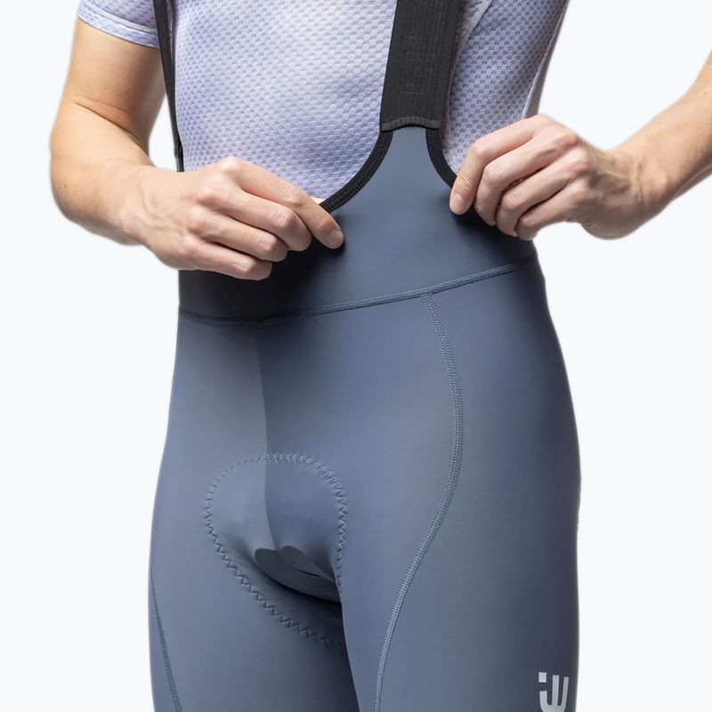Pánske cyklistické šortky Alé Magic Colour Bibshorts steel 3