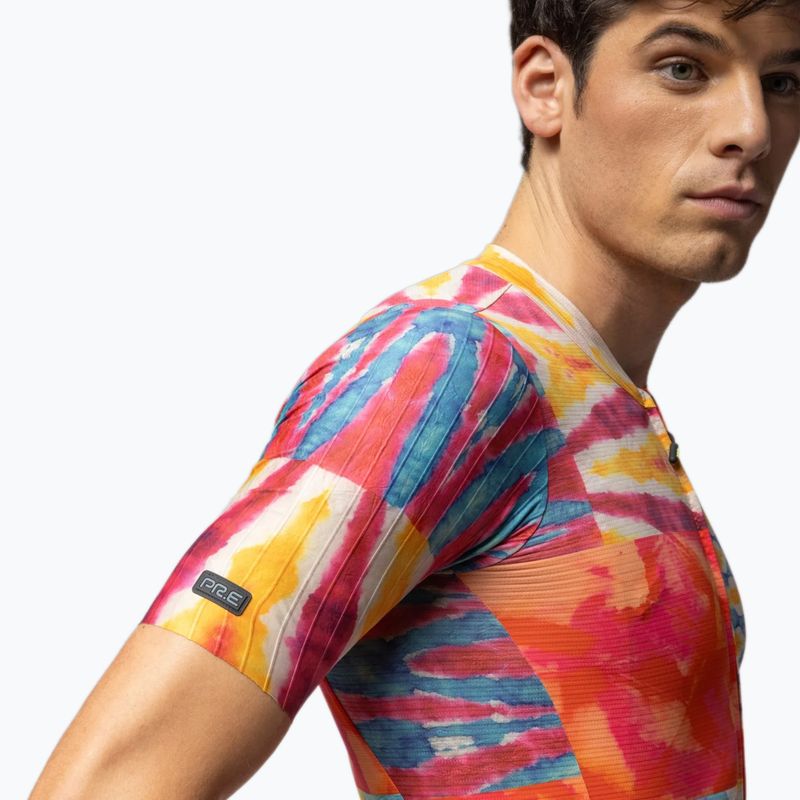 Pánsky cyklistický dres Alé Clorofilla orange combo 4