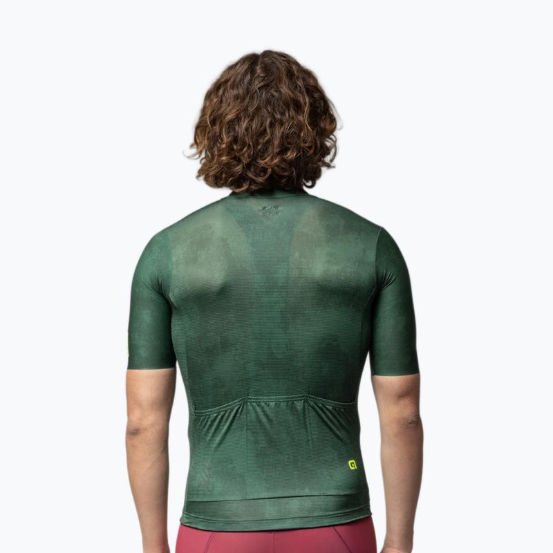 Pánsky cyklistický dres Alé Deep dark green 3
