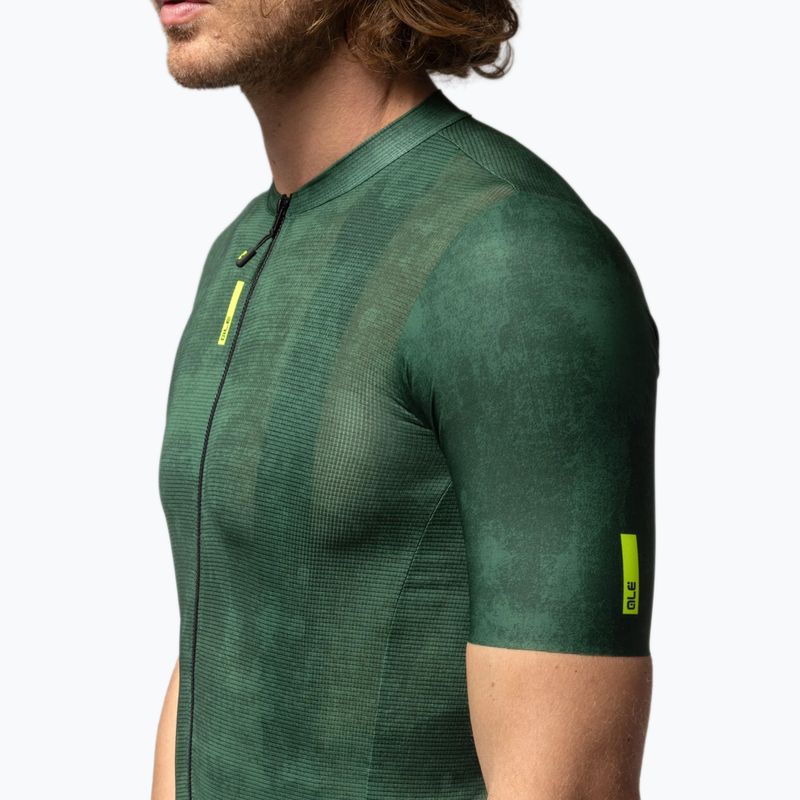 Pánsky cyklistický dres Alé Deep dark green 5
