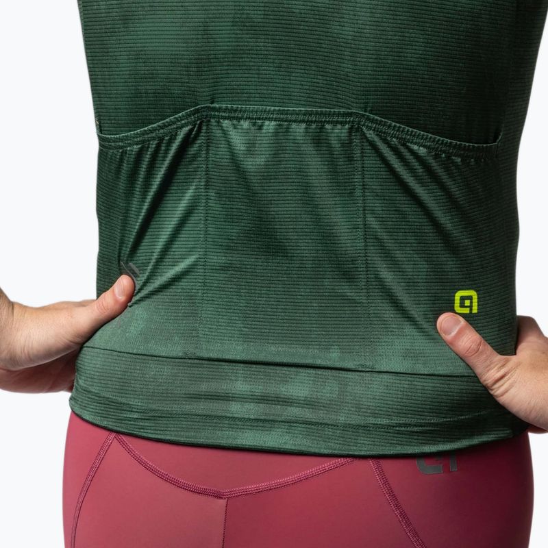 Pánsky cyklistický dres Alé Deep dark green 6