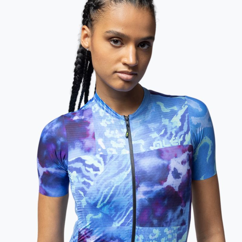 Dámsky cyklistický dres Alé Linfa blue combo 4