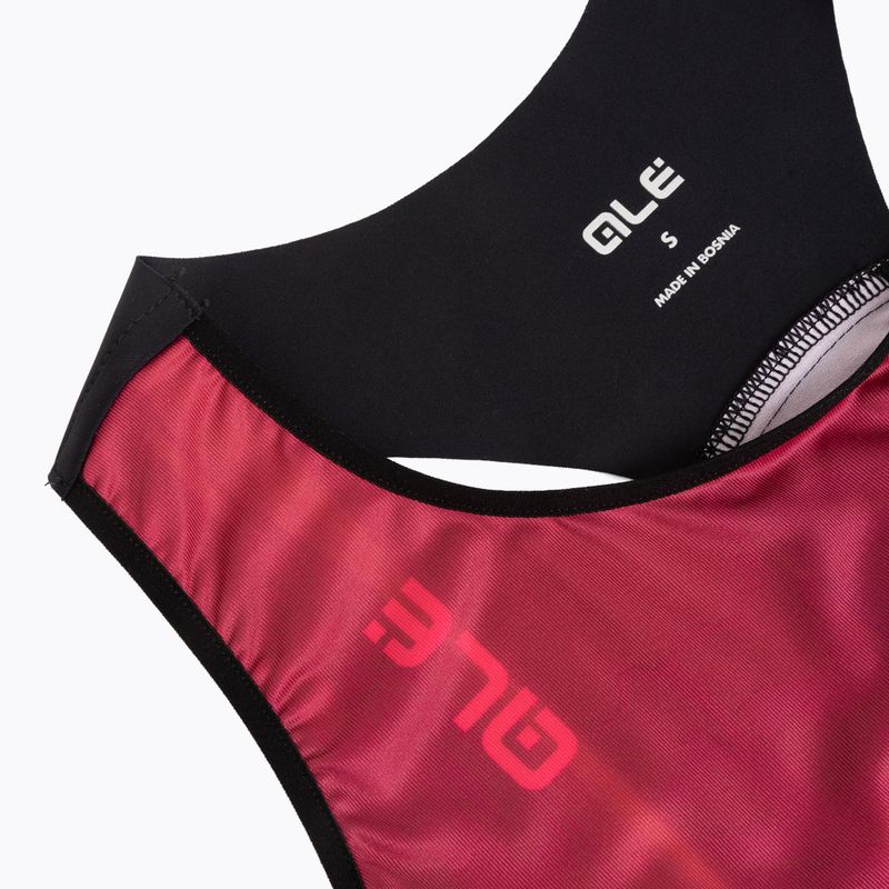 Dámsky cyklistický dres Alé Crazy TT pink combo 8