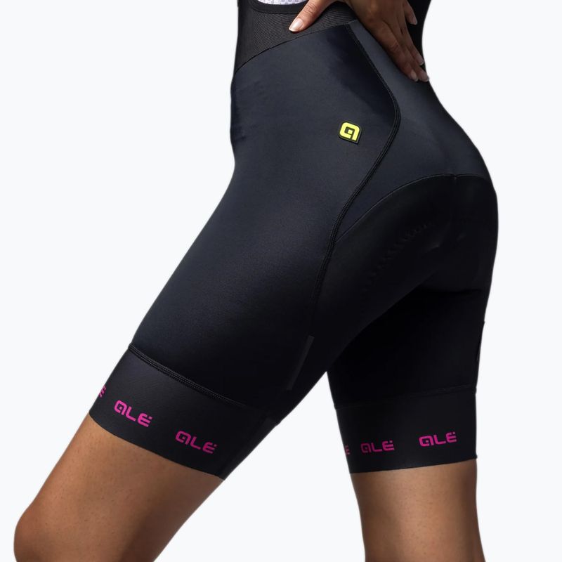 Dámske cyklistické šortky Alé Strada 2.0 Bibshorts fuchsia 4