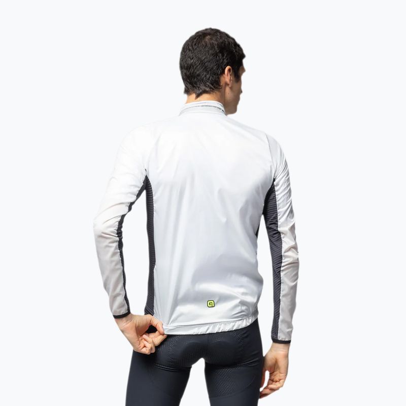 Pánska cyklistická bunda Alé Light Pack 2.0 white 3