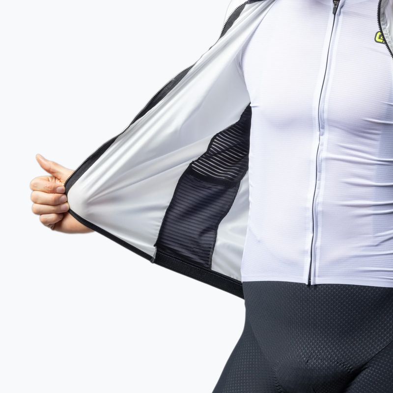 Pánska cyklistická bunda Alé Light Pack 2.0 white 6