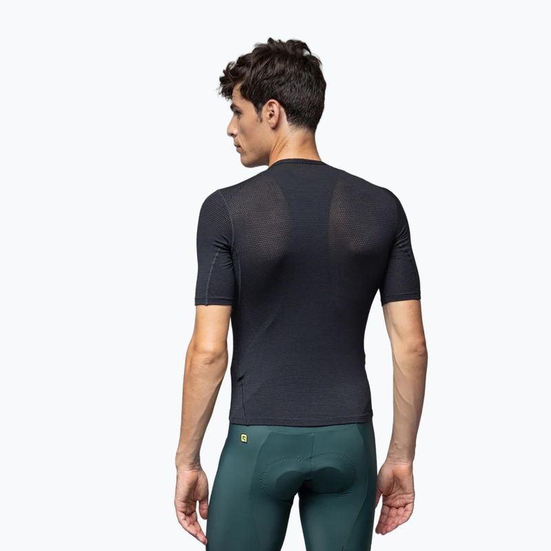 Pánske cyklistické tričko Alé Merino SS nero/black 2
