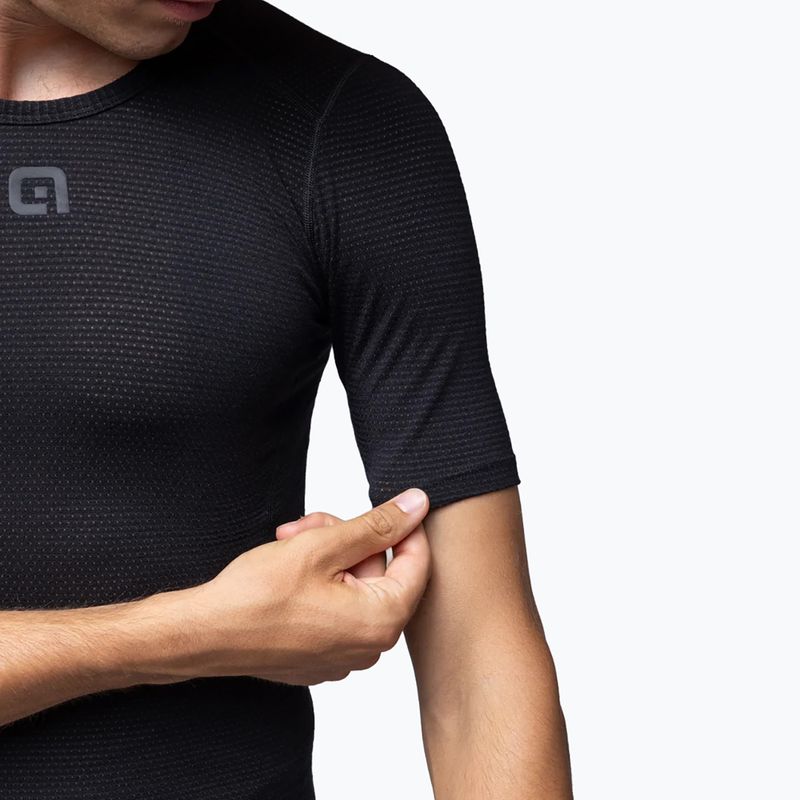 Pánske cyklistické tričko Alé Merino SS nero/black 4