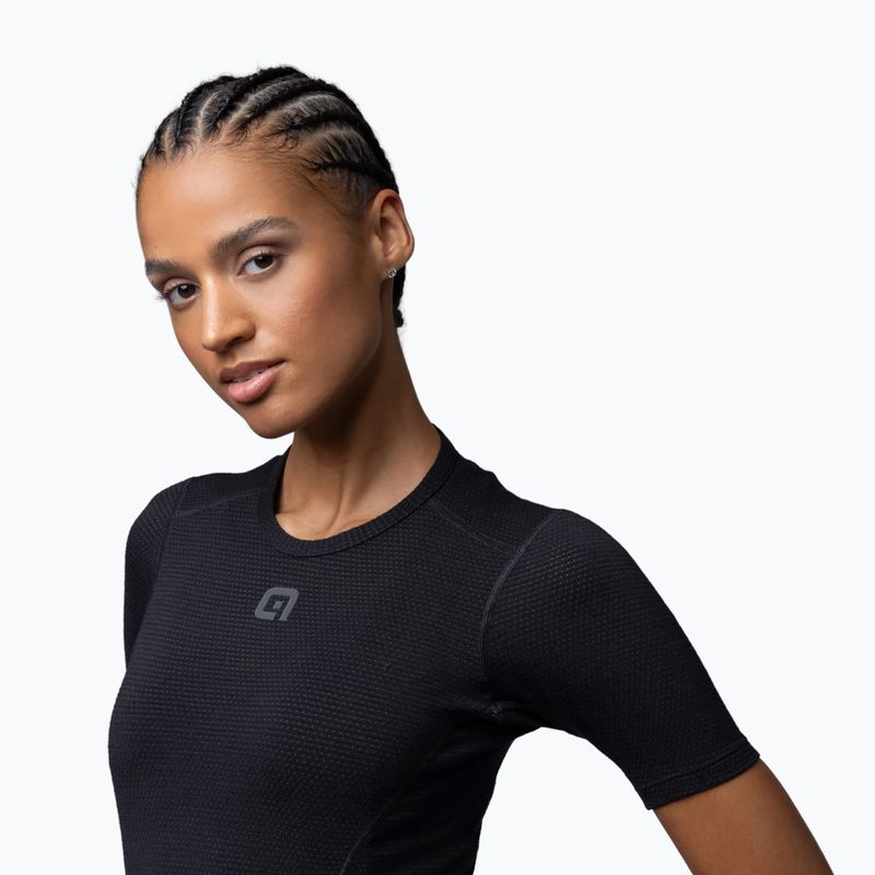 Dámske cyklistické tričko Alé Merino SS nero/black 3