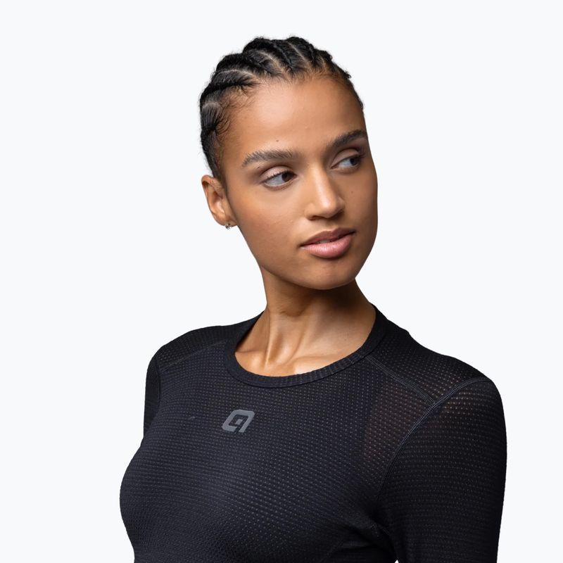 Dámske cyklistické tričko Alé Merino LS nero/black 4