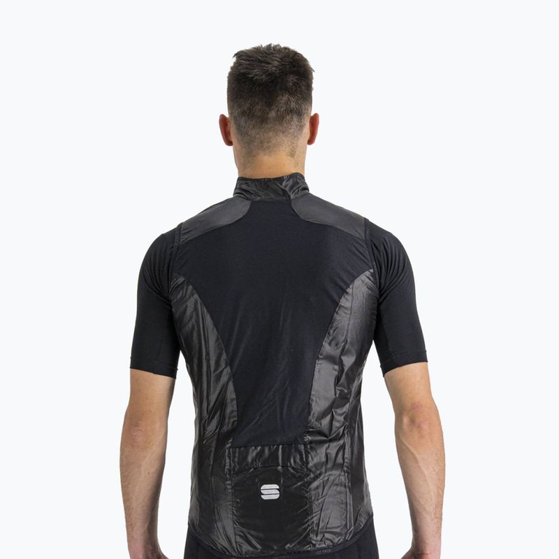 Pánska cyklistická vesta Sportful Hot Pack Easylight čierna 1102027.002 2
