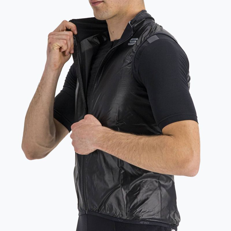 Pánska cyklistická vesta Sportful Hot Pack Easylight čierna 1102027.002 5