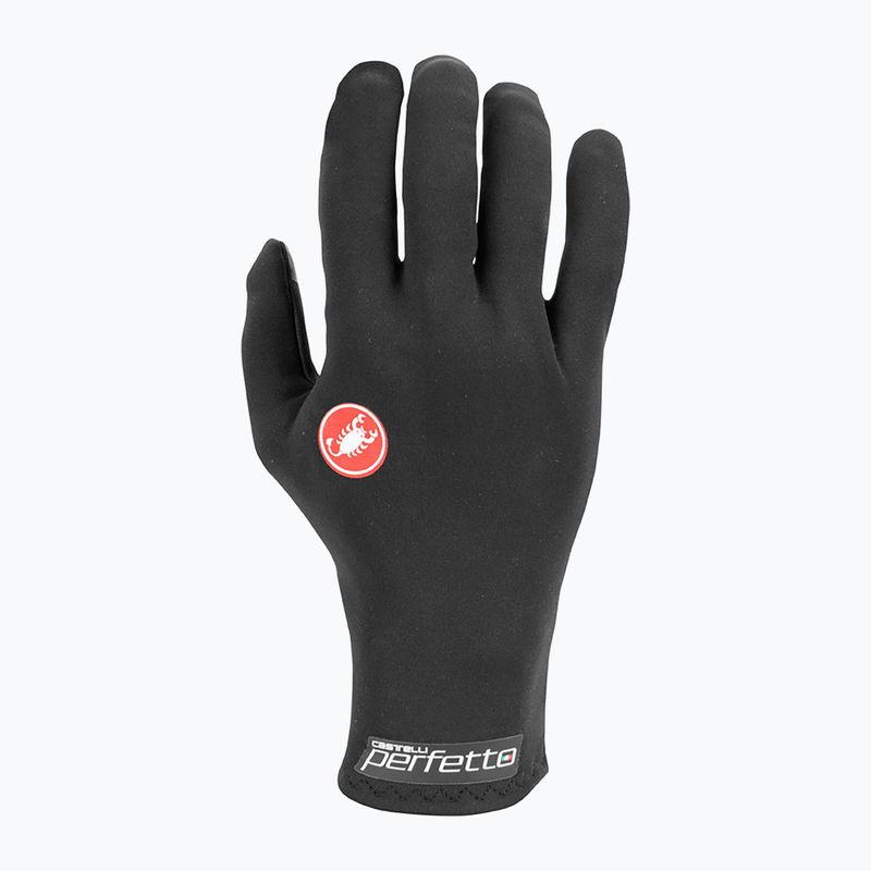 Pánske cyklistické rukavice Castelli Perfetto RoS black 2