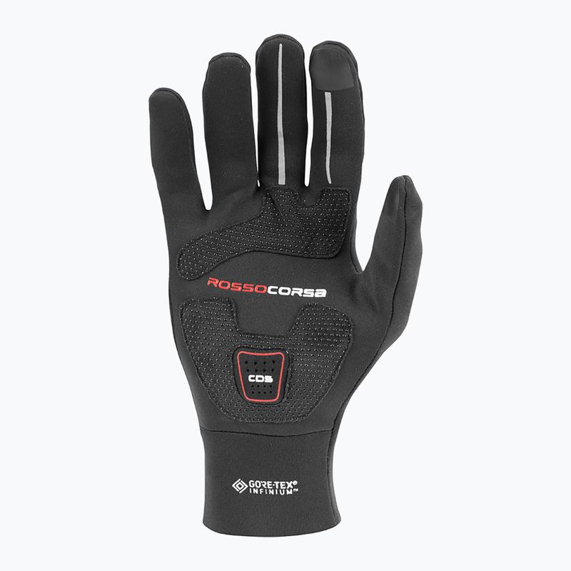 Pánske cyklistické rukavice Castelli Perfetto RoS black 3