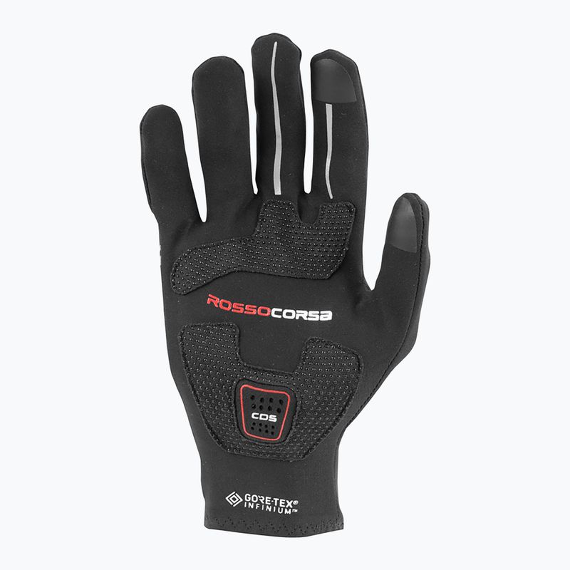 Pánske cyklistické rukavice Castelli Perfetto Light black 3