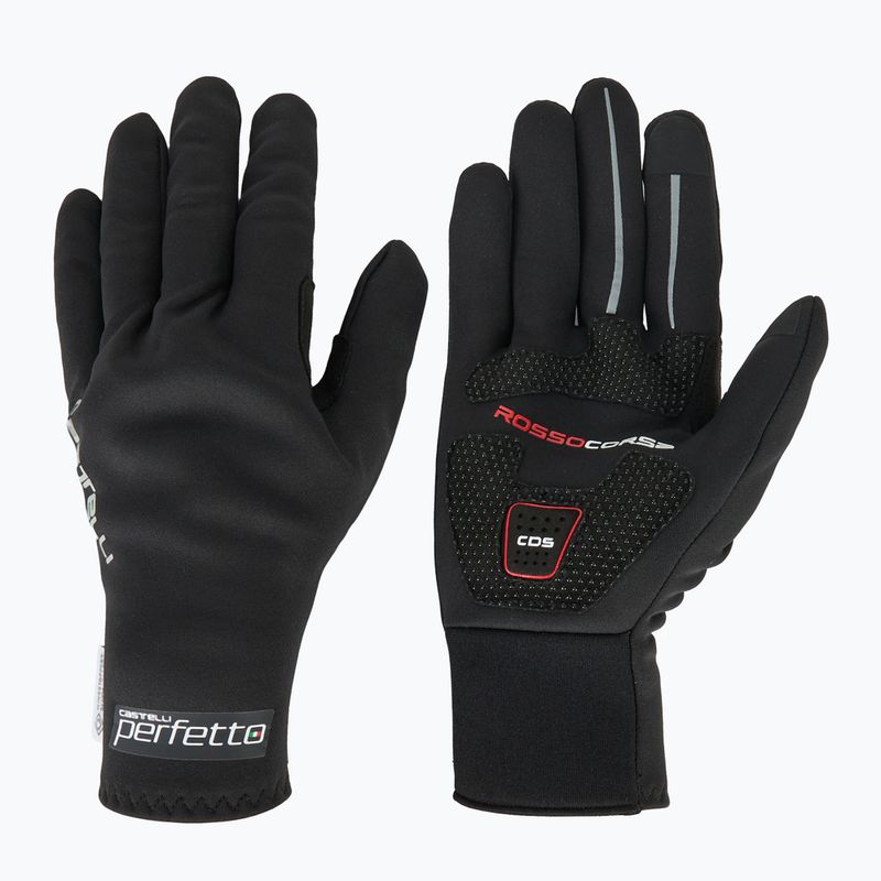 Dámske cyklistické rukavice Castelli Perfetto RoS W black