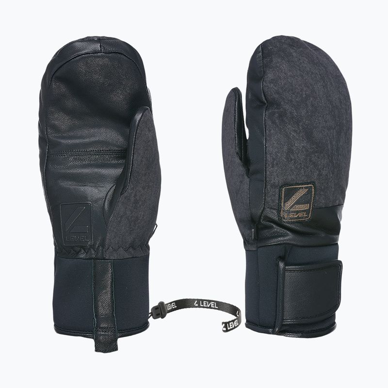 Snowboardové rukavice Level Rover Mitt black/grey