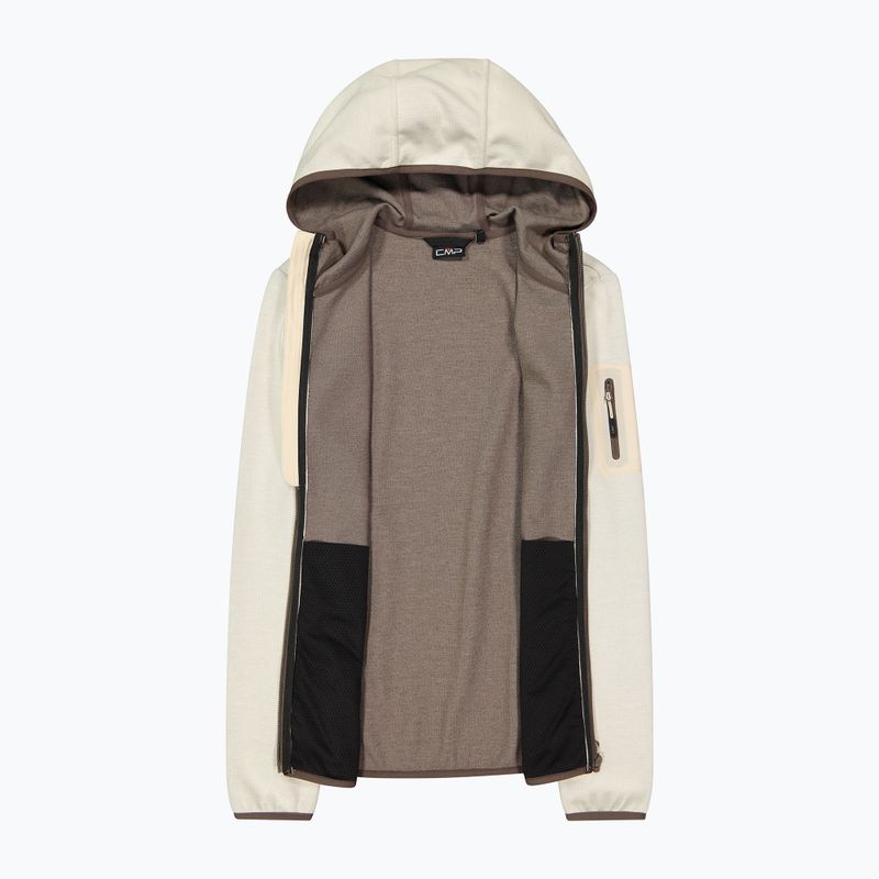Dámska trekingová mikina CMP 34H6376 Fix Hood cream/off white 3