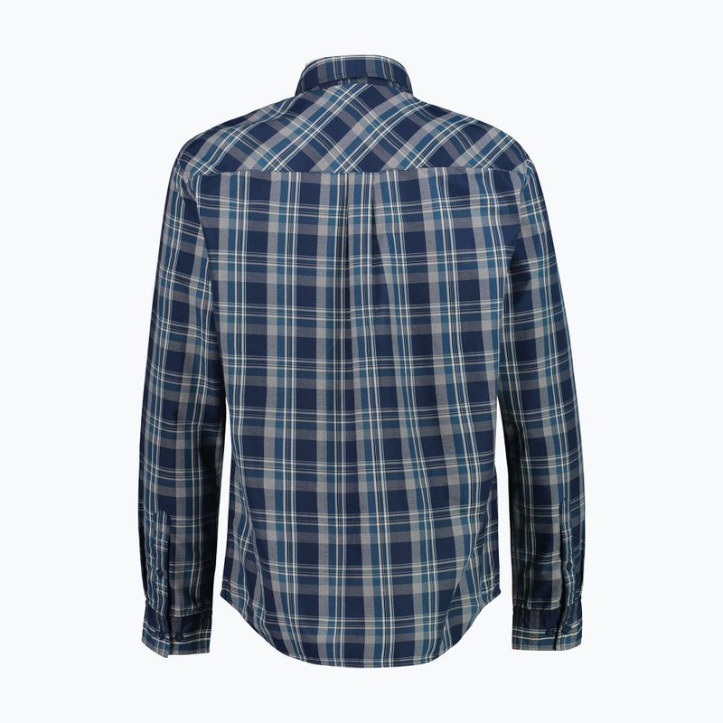 Pánska košeľa CMP 30T9927 b. blue/vanilla/petroleum 2