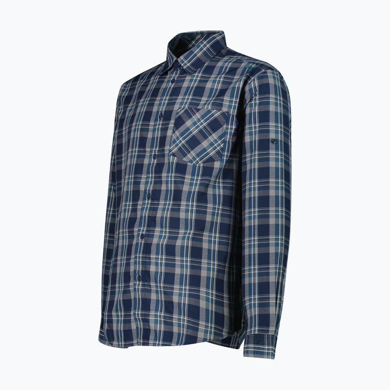 Pánska košeľa CMP 30T9927 b. blue/vanilla/petroleum 3