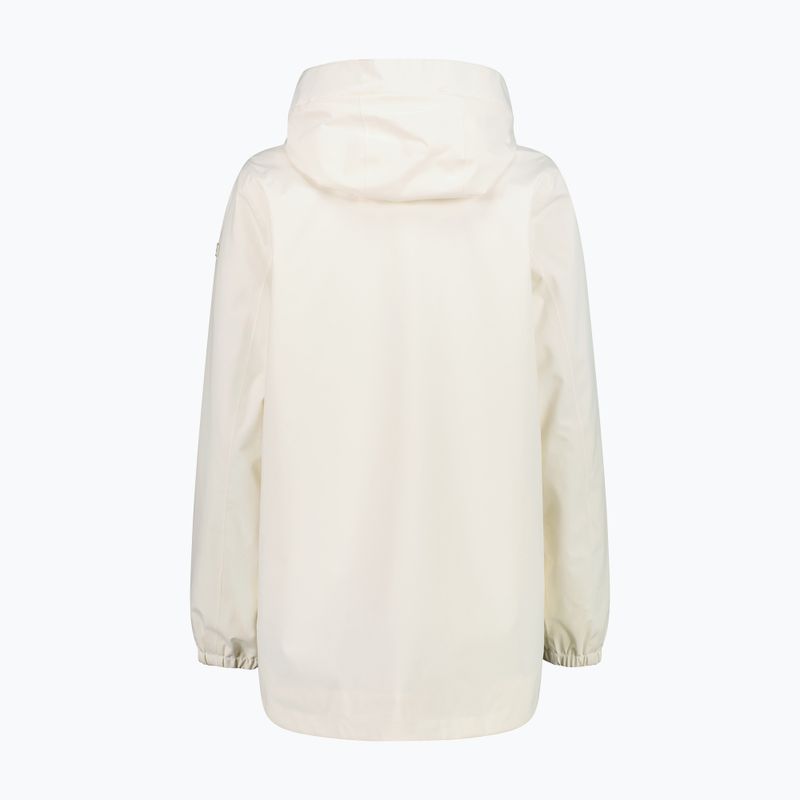 Dámska nepremokavá bunda CMP 35Z5286 Fix Hood off white 2