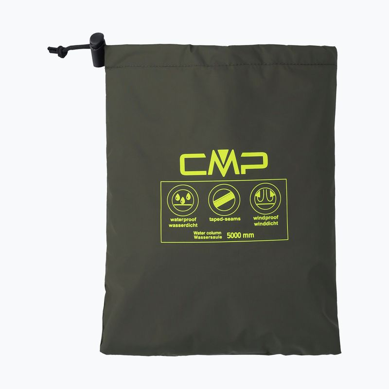 Detská nepremokavá bunda CMP 32X5804 Rain Fix Hood oil green 4