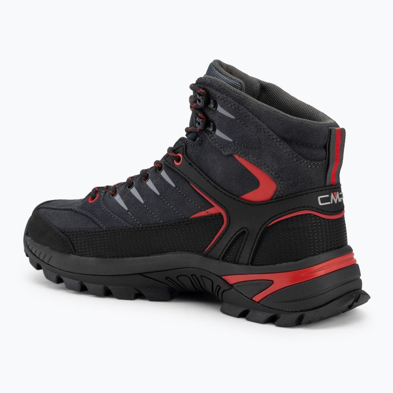 Pánska trekingová obuv CMP Rigel 2.0 Mid Waterproof titanium/ferrari 3