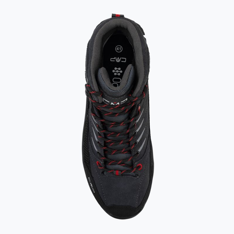 Pánska trekingová obuv CMP Rigel 2.0 Mid Waterproof titanium/ferrari 5