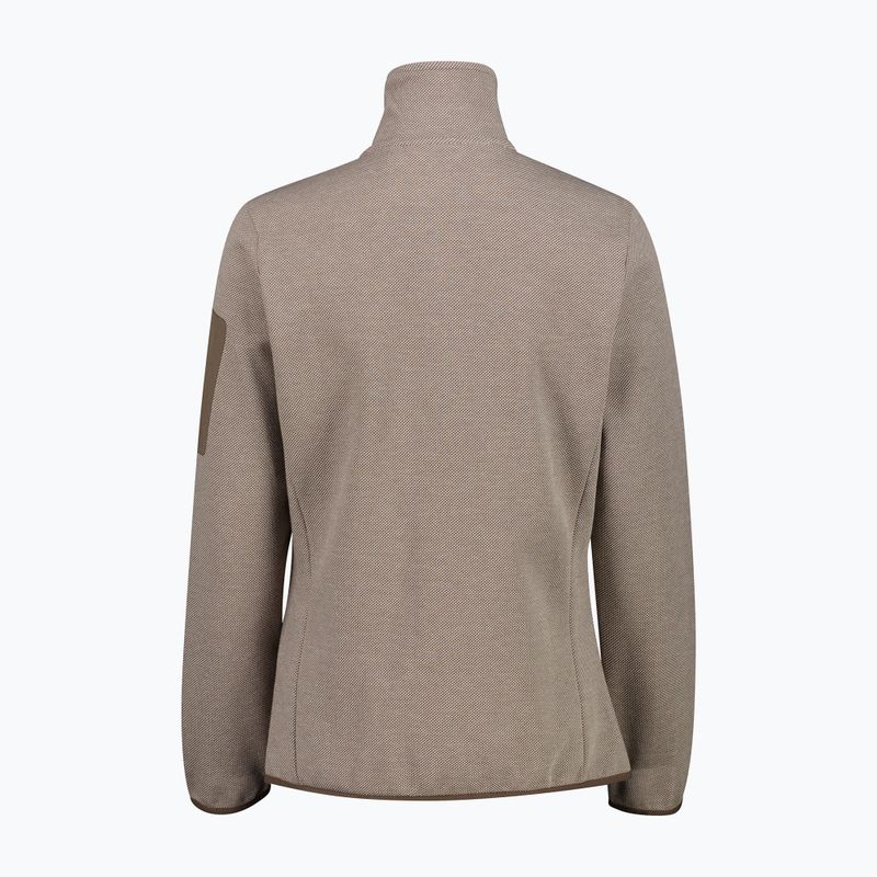 Dámska mikina CMP 34H6386 toffee/cream 2