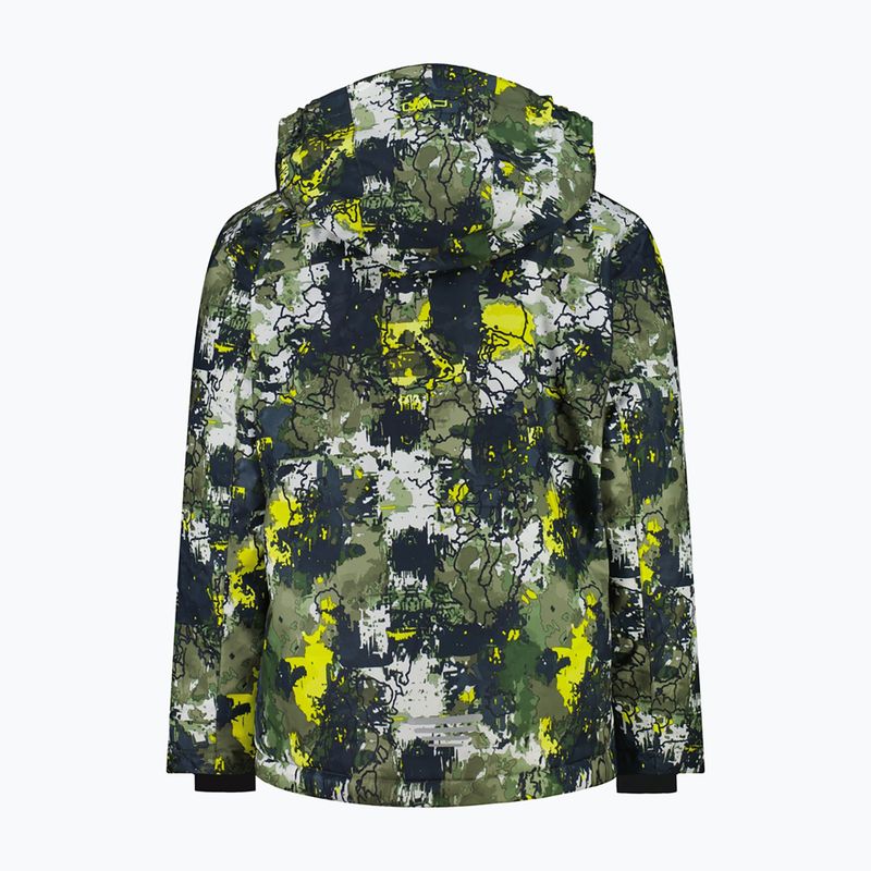 Detská lyžiarska bunda CMP 39W1924 olive/acido 2