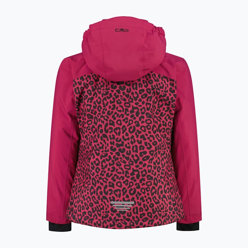 Detská lyžiarska bunda CMP 39W2085 amaranto/antracite 2