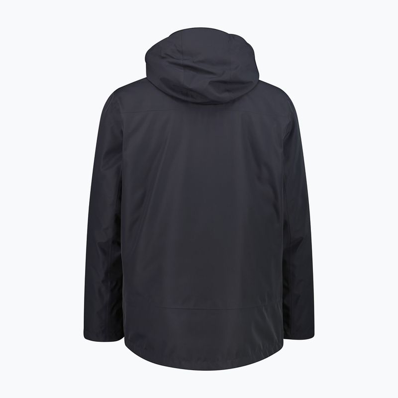 Pánska zateplená bunda CMP 36Z2257D Zip Hood Detachable Inn antracite 2