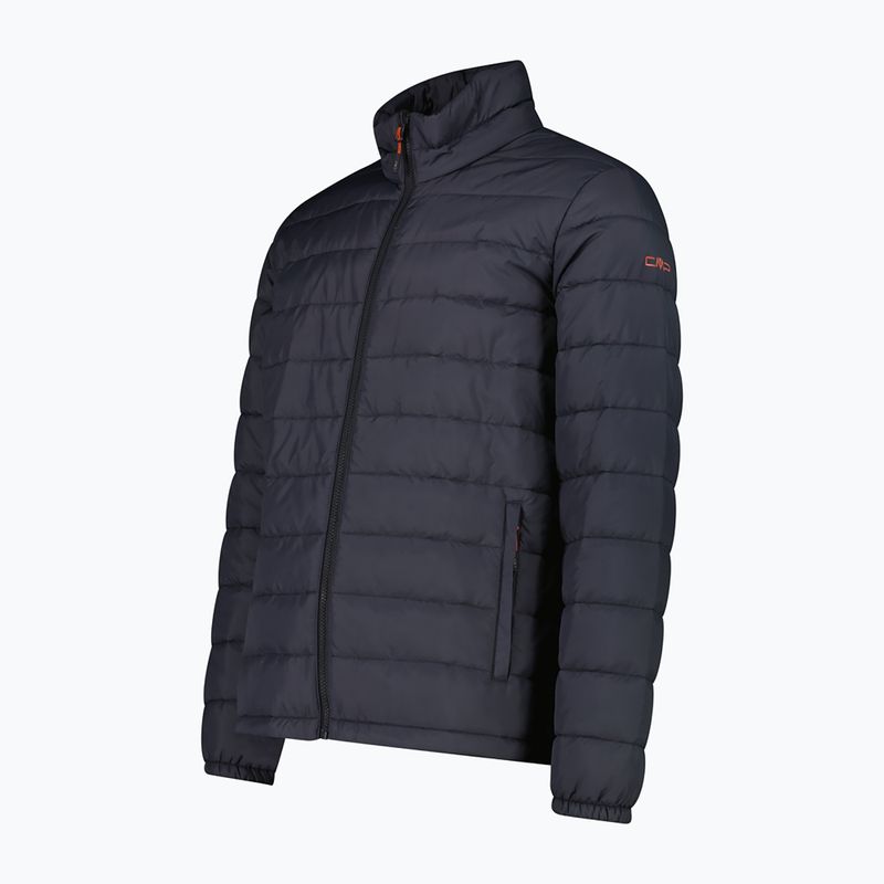 Pánska zateplená bunda CMP 36Z2257D Zip Hood Detachable Inn antracite 6