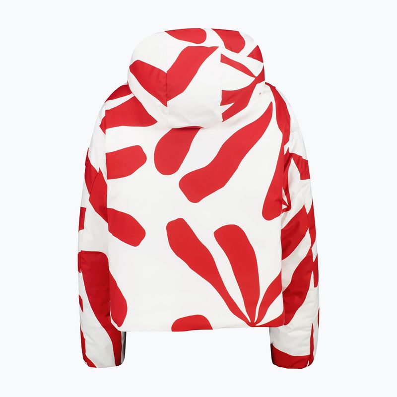 Dámska lyžiarska bunda CMP Fix Hood red/b.co gesso 2