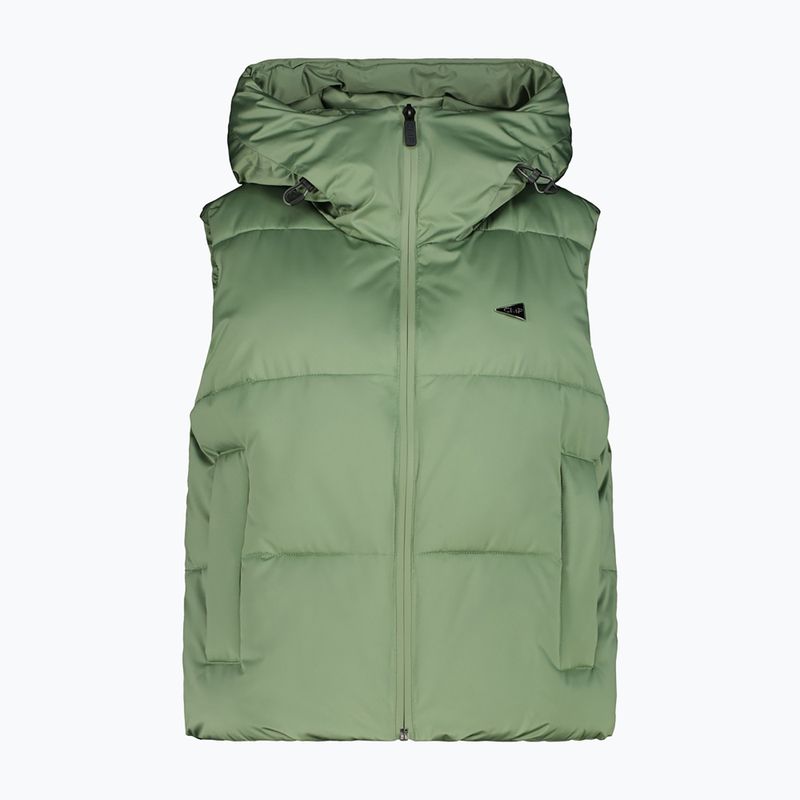 Dámska vesta CMP Fix Hood green tea