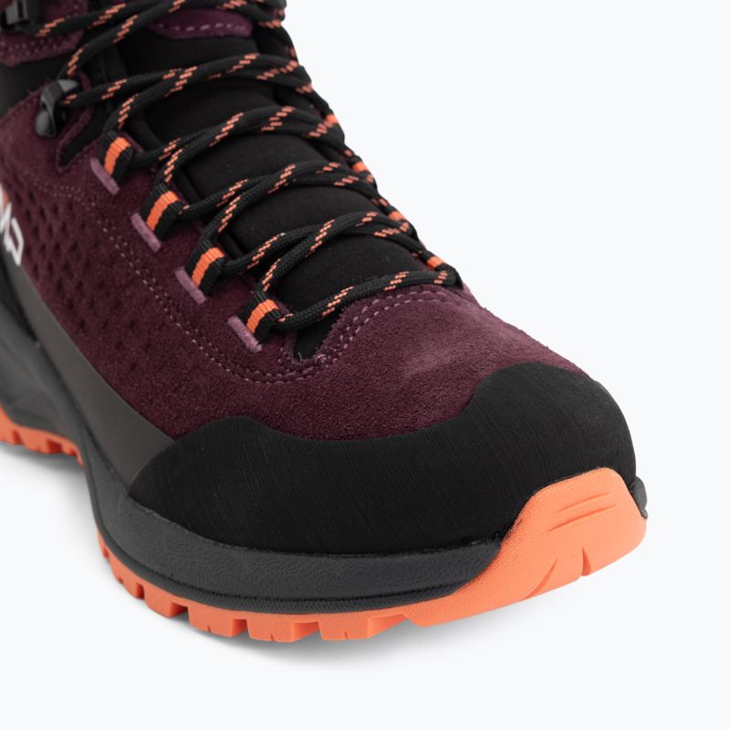 Dámske trekingové topánky CMP Vertyx Mid Waterproof blackberry/marigold 7