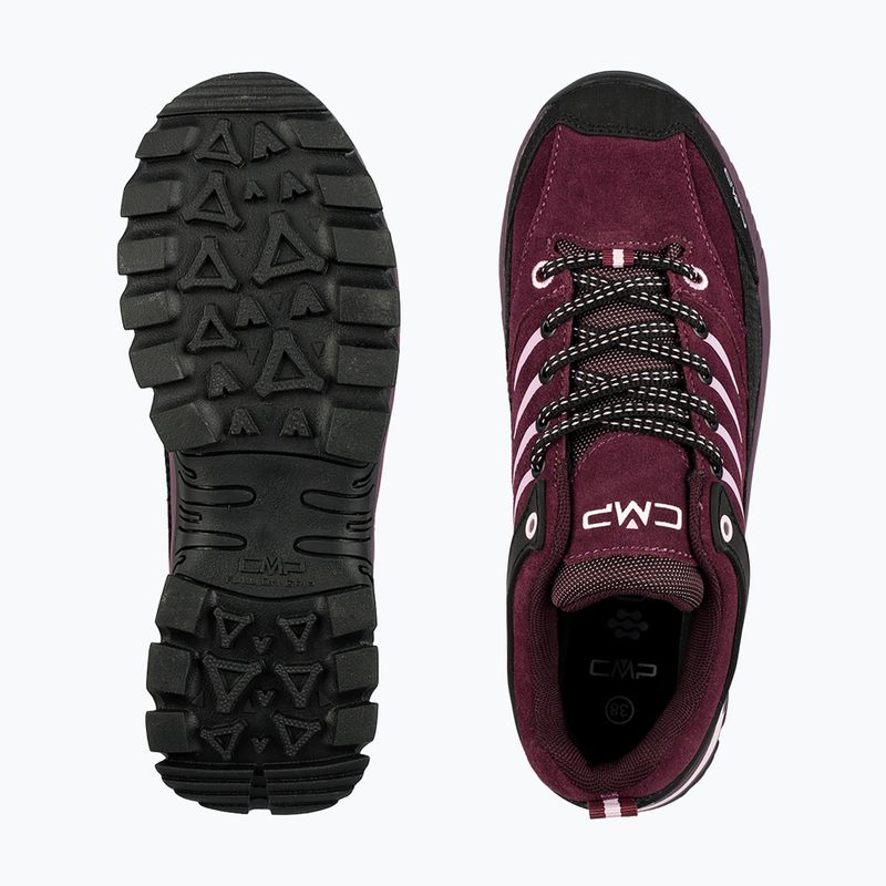 Dámske trekingové topánky CMP Rigel 2.0 Low Waterproof plum/soft pink 5