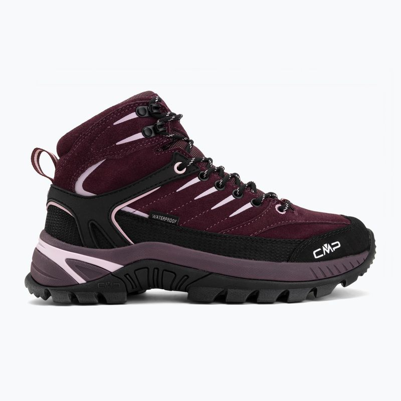 Dámske trekingové topánky CMP Rigel 2.0 Mid Waterproof plum/soft pink 2