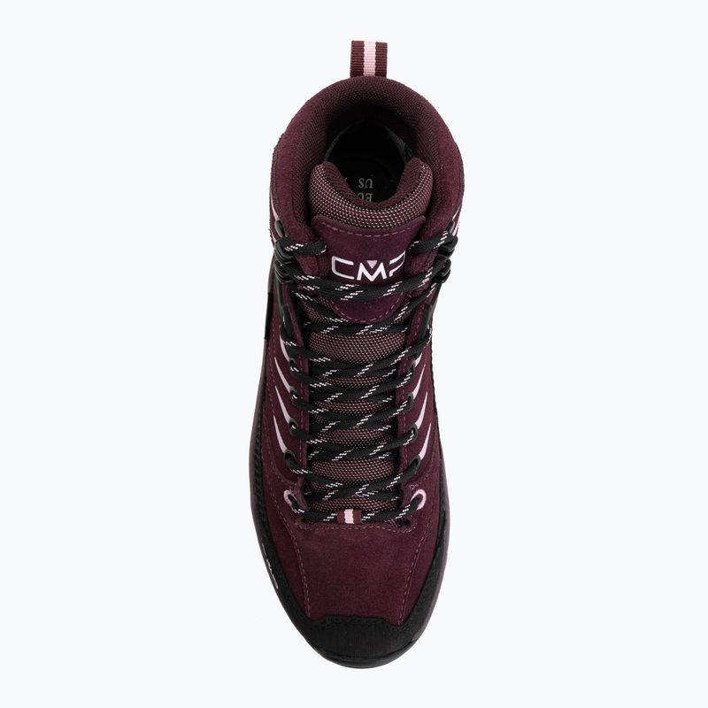 Dámske trekingové topánky CMP Rigel 2.0 Mid Waterproof plum/soft pink 5