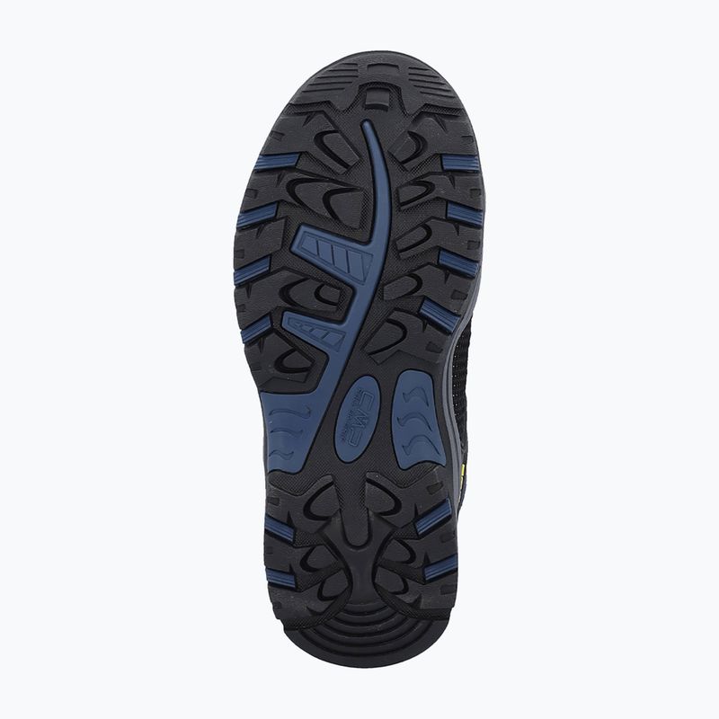 Detské turistické topánky CMP Kiruna Mid Fitgo Fleece Wp blue ink/yellow 3