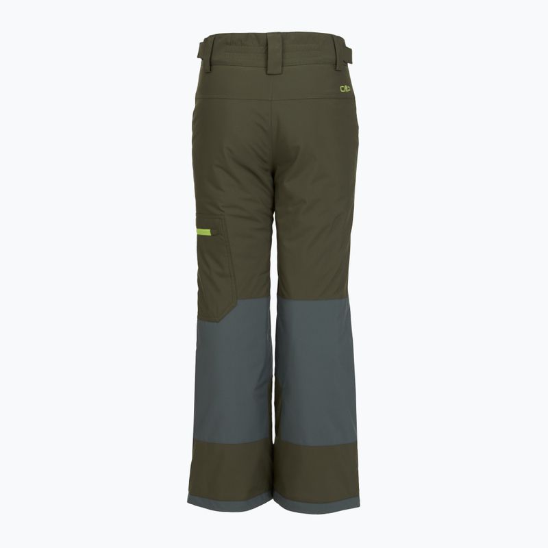 Detské lyžiarske nohavice CMP 32W0504 olive/jungle 2