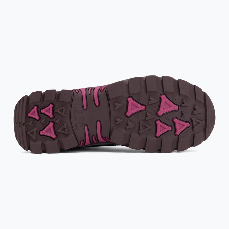 Detské turistické topánky CMP Rigel 2.0 Mid Waterproof black berry/amaranto 4