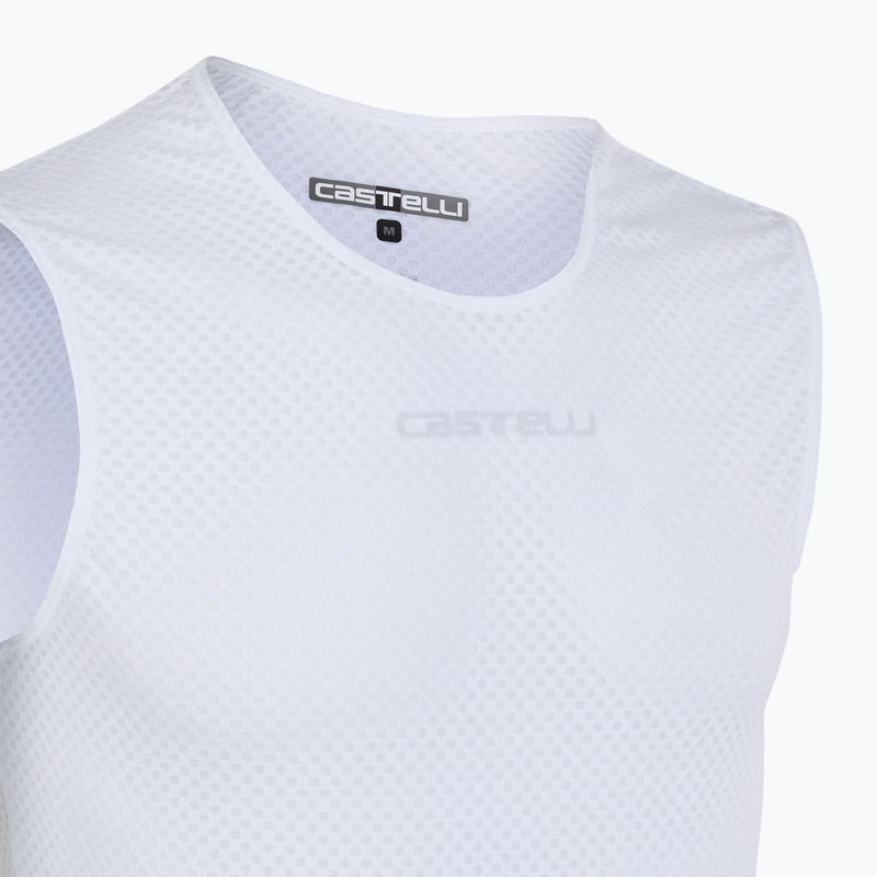 Pánsky cyklistický dres Castelli Pro Mesh 2.0 Sleeveless white 3