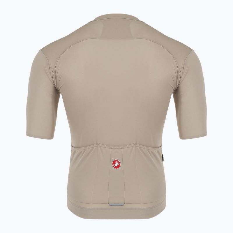Pánsky cyklistický dres Castelli Prologo Lite clay/ gunmetal gray 2