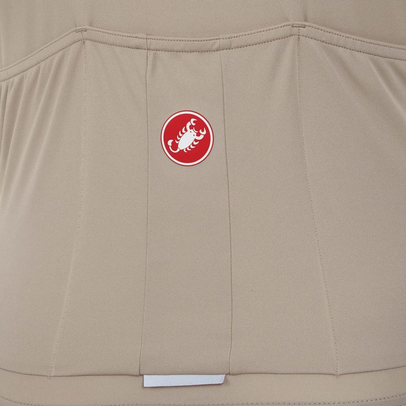 Pánsky cyklistický dres Castelli Prologo Lite clay/ gunmetal gray 3
