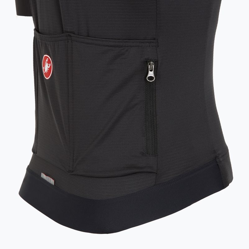 Dámsky cyklistický dres Castelli Espresso light black 4