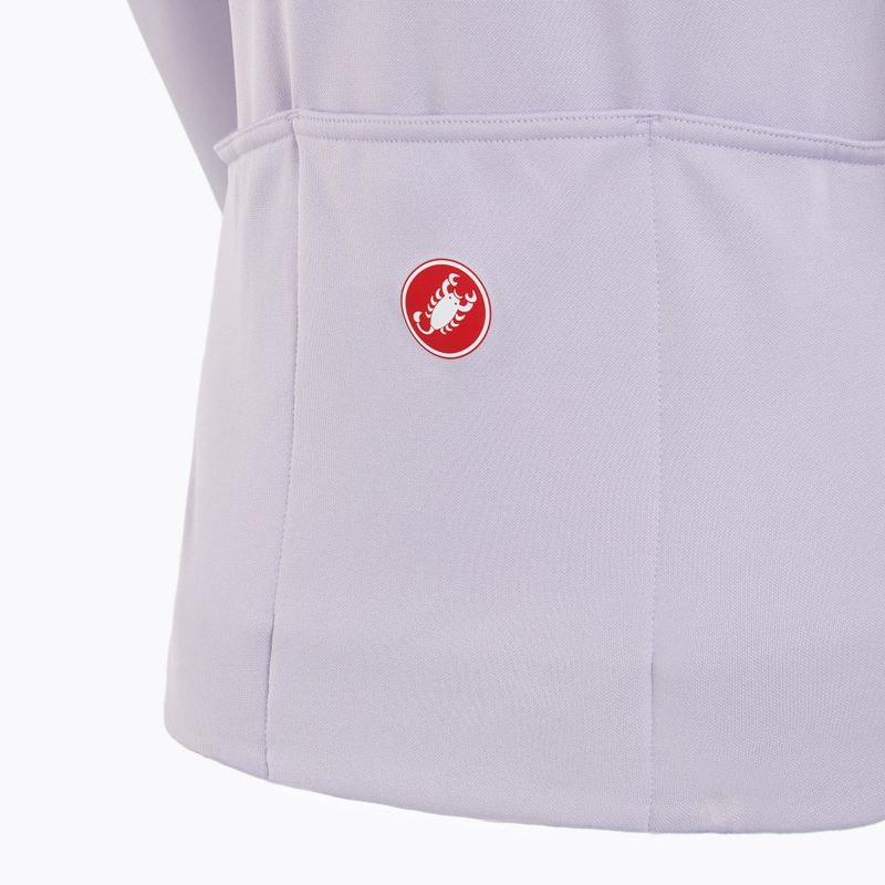Dámska cyklistická mikina Castelli Sinergia 2 Jersey FZ W purple mist/purple dew 4