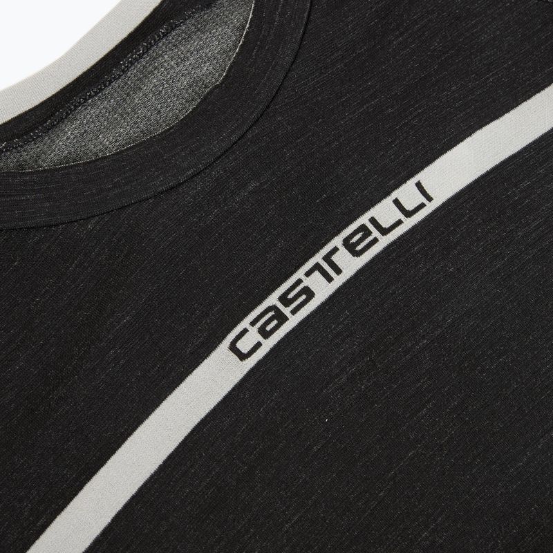 Pánsky cyklistický dres longsleeve Castelli Merino Seamless Baselayer black 3