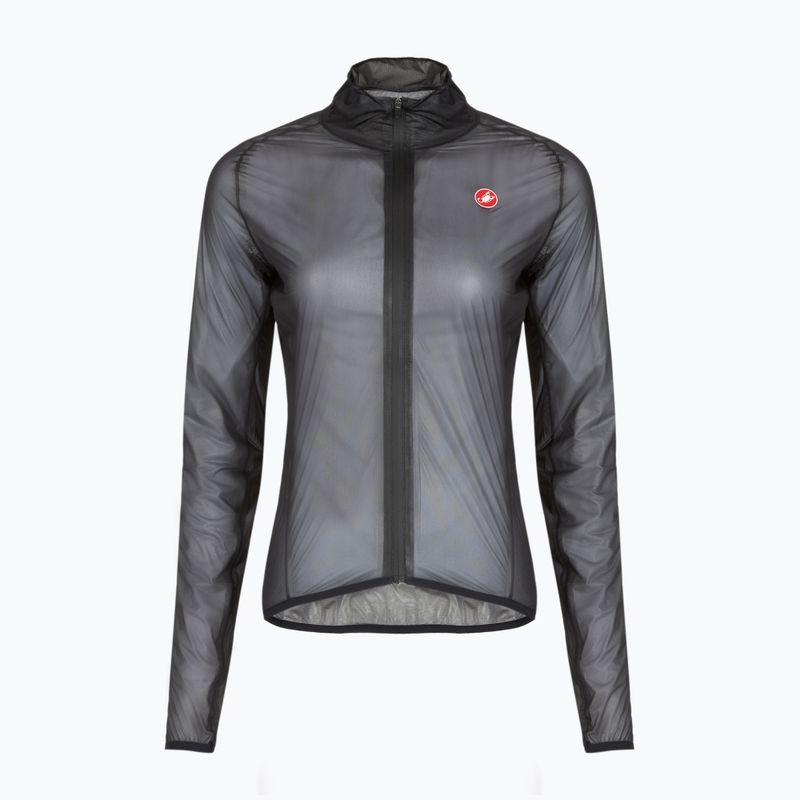 Dámska cyklistická bunda Castelli Squall Shell W light black/silver grey