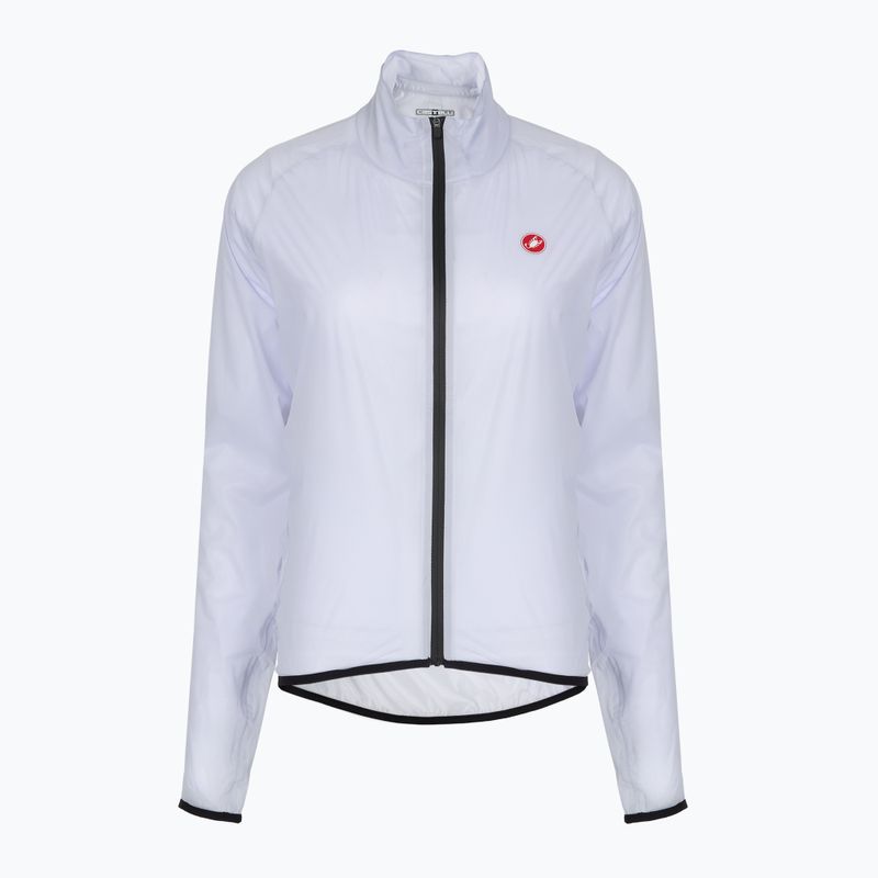 Pánska cyklistická bunda Castelli Squall Shell silver gray/black
